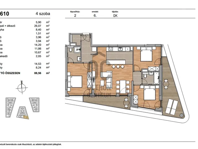 Eladó lakás Budapest XI. kerület 88 nm