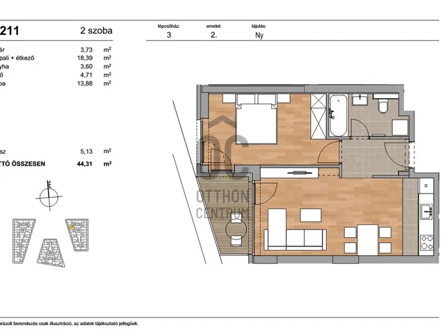 Eladó lakás Budapest XI. kerület 44 nm