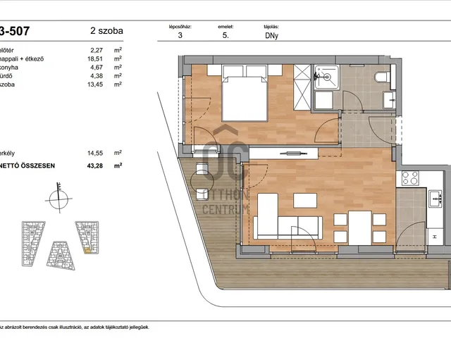 Eladó lakás Budapest XI. kerület 43 nm
