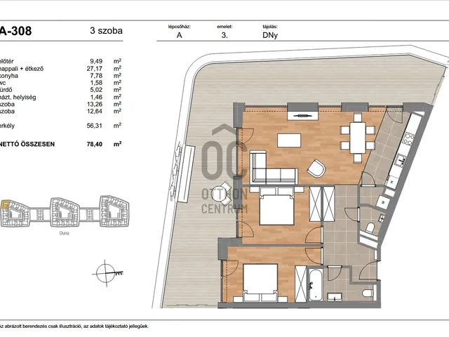 Eladó lakás Budapest XI. kerület 78 nm