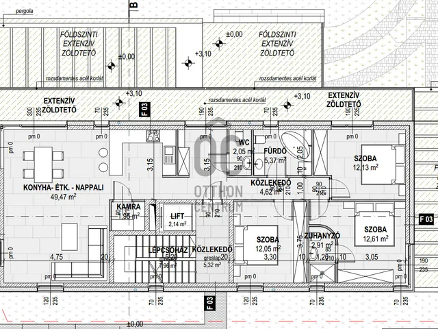 Eladó lakás Budapest II. kerület 103 nm