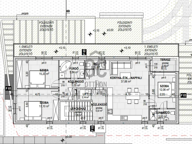 Eladó lakás Budapest II. kerület 107 nm