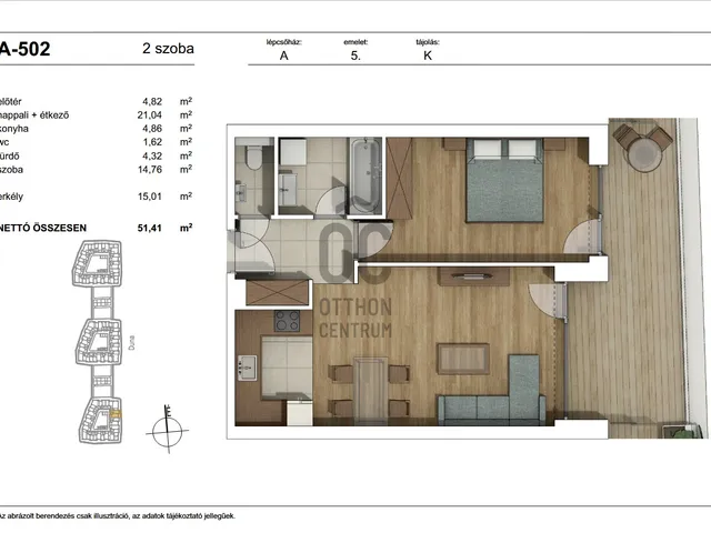 Eladó lakás Budapest XI. kerület 51 nm