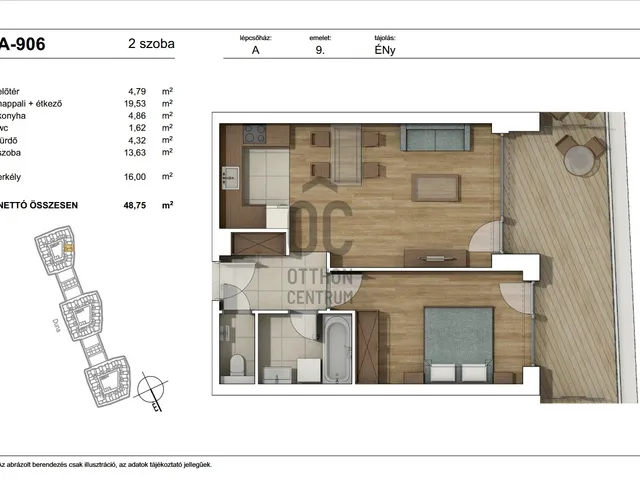 Eladó lakás Budapest XI. kerület 48 nm