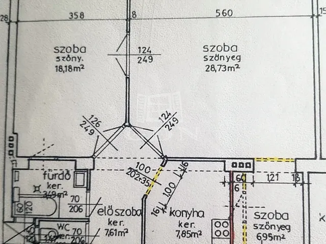 Eladó lakás Budapest IX. kerület, Rehabilitációs terület IX. ker. 78 nm