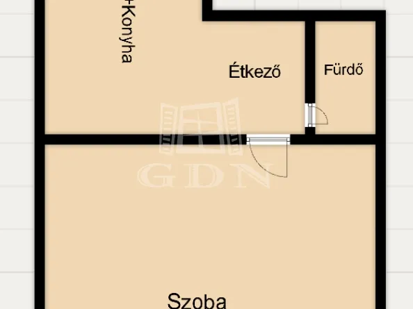 Eladó lakás Budapest VIII. kerület 38 nm