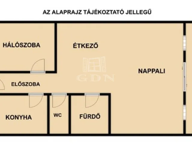 Eladó lakás Budapest IV. kerület 52 nm