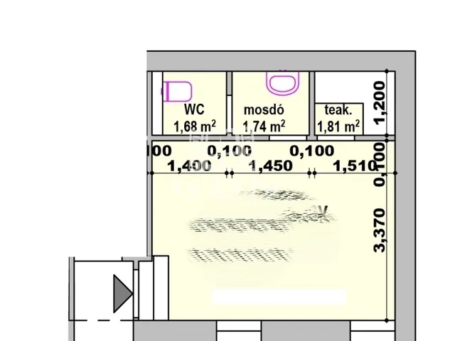 Kiadó lakás Budapest IX. kerület, Rehabilitációs terület IX. ker. 16 nm
