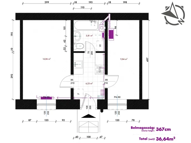 Eladó lakás Budapest IX. kerület, Rehabilitációs terület IX. ker. 34 nm