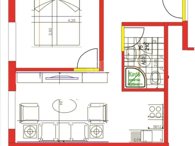 Eladó lakás Budapest VIII. kerület, Corvin negyed 37 nm