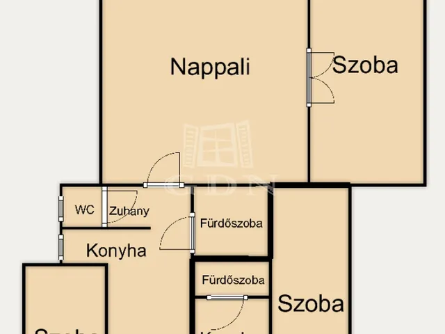 Eladó lakás Budapest VIII. kerület, Palotanegyed 96 nm