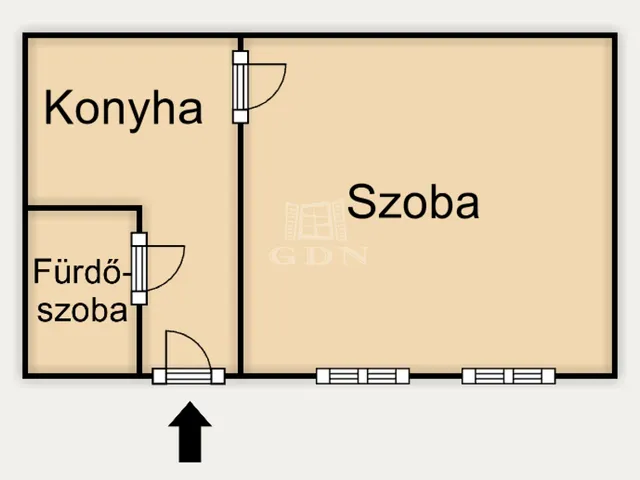 Eladó lakás Budapest VI. kerület 34 nm