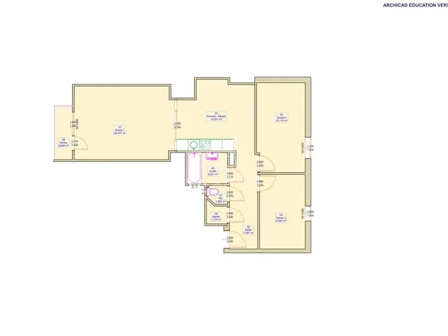 Eladó lakás Budapest VII. kerület 71 nm