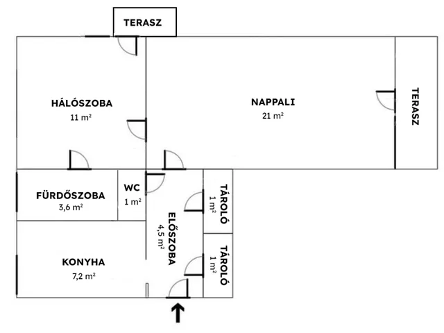 Eladó lakás Budapest IX. kerület 54 nm