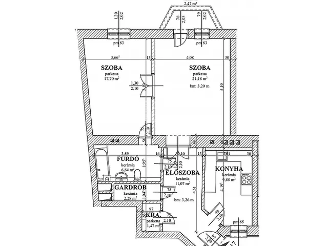 Eladó lakás Budapest IX. kerület 69 nm