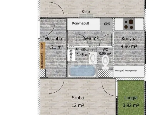 Eladó lakás Budapest III. kerület, Békásmegyer 50 nm