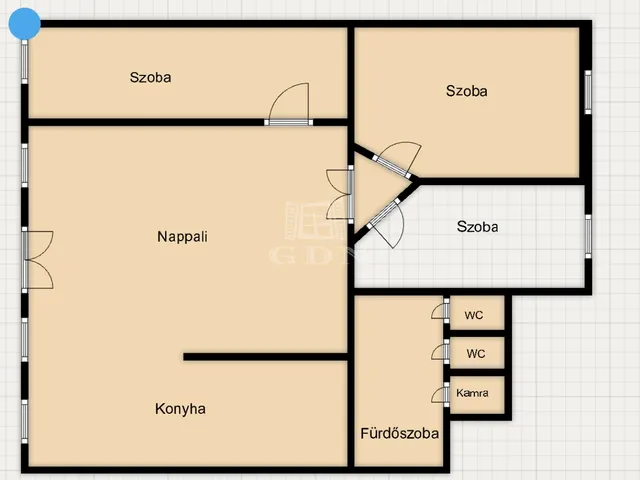 Eladó kereskedelmi és ipari ingatlan Budapest VII. kerület 76 nm
