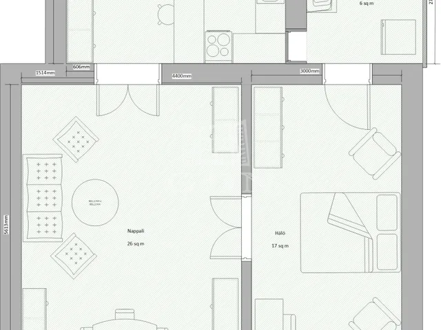 Kiadó lakás Budapest VI. kerület 70 nm