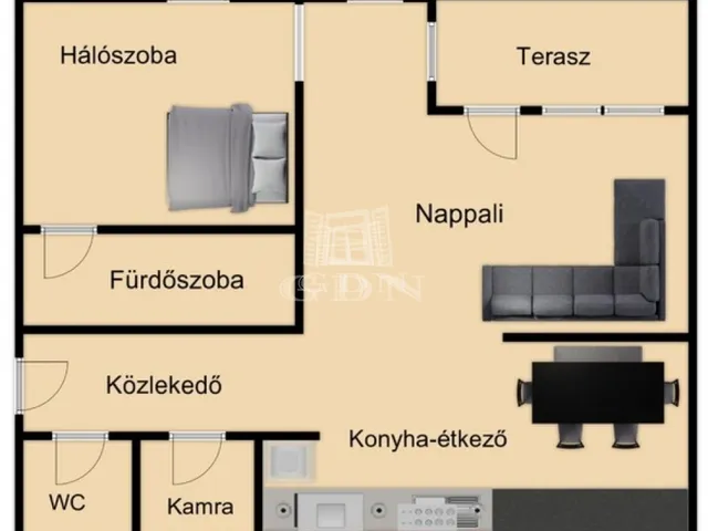 Eladó lakás Budapest IX. kerület, Rehabilitációs terület IX. ker. 66 nm