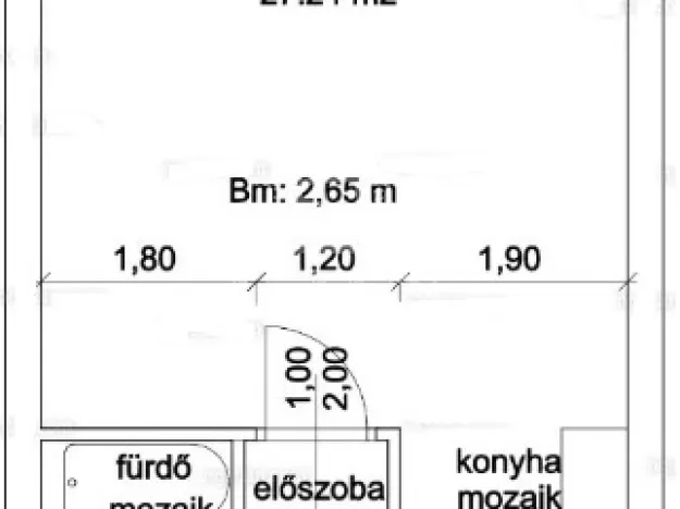 Eladó lakás Budapest IX. kerület, Rehabilitációs terület IX. ker. 40 nm