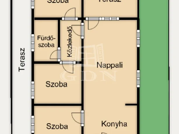 Eladó lakás Budapest XI. kerület, Péterhegy 103 nm