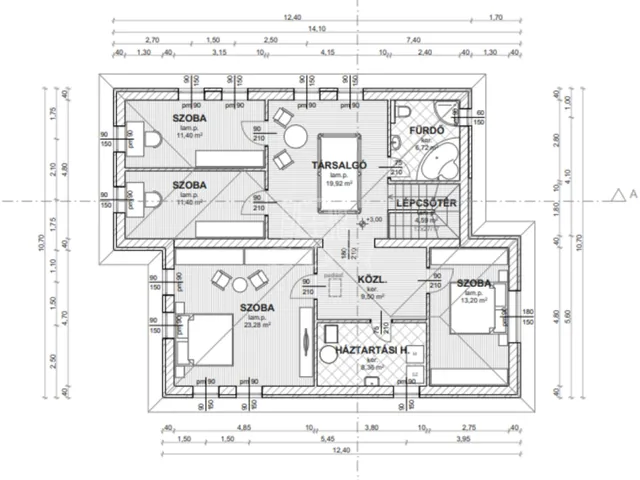 Eladó ház Budapest XVII. kerület, Rákoscsaba-Újtelep 100 nm