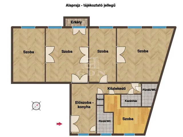 Eladó lakás Budapest IX. kerület 120 nm