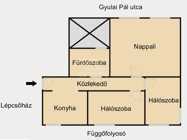 Eladó lakás Budapest VIII. kerület, Palotanegyed 62 nm