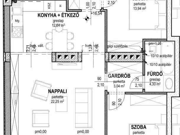 Eladó lakás Budapest VI. kerület 81 nm