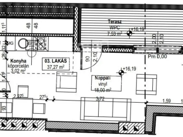 Eladó lakás Budapest VI. kerület 37 nm