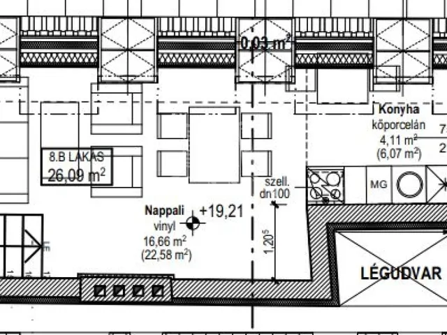 Eladó lakás Budapest VI. kerület 33 nm