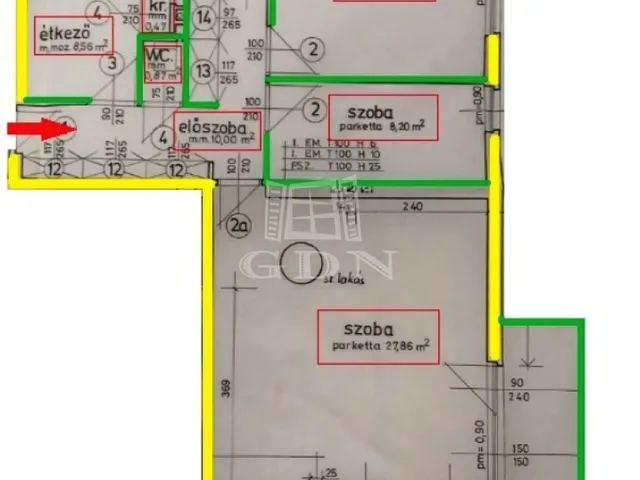 Eladó lakás Budapest XII. kerület, Farkasvölgy 76 nm