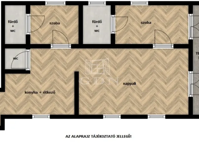 Eladó lakás Budapest II. kerület, Szépvölgy 95 nm