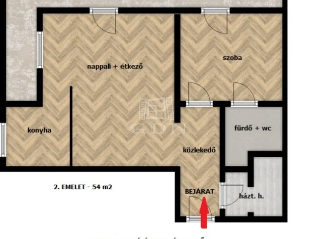 Eladó lakás Budapest II. kerület, Szépvölgy 54 nm