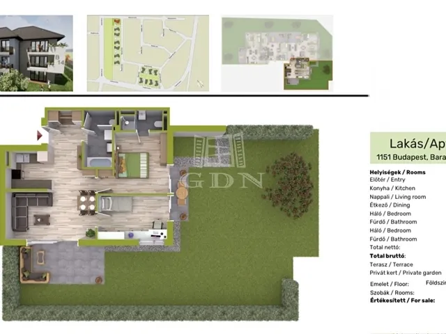 Eladó lakás Budapest XV. kerület 65 nm