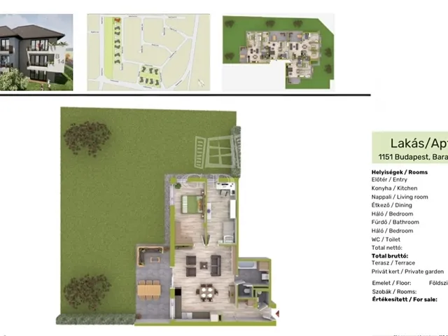 Eladó lakás Budapest XV. kerület 74 nm