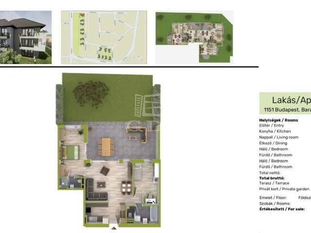 Eladó lakás Budapest XV. kerület 68 nm