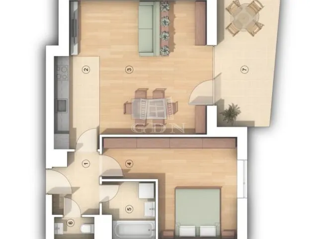 Eladó lakás Budapest XIV. kerület, Alsórákos 59 nm