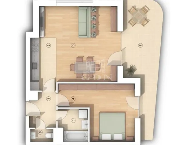 Eladó lakás Budapest XIV. kerület, Alsórákos 59 nm