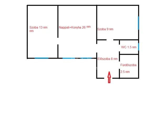 Eladó lakás Budapest VI. kerület 59 nm