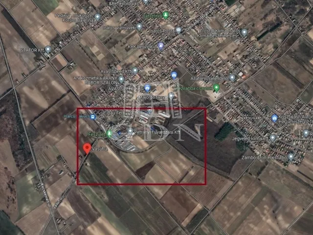 Eladó kereskedelmi és ipari ingatlan Inárcs 65132 nm