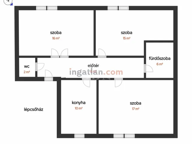 Eladó lakás Budapest X. kerület 74 nm
