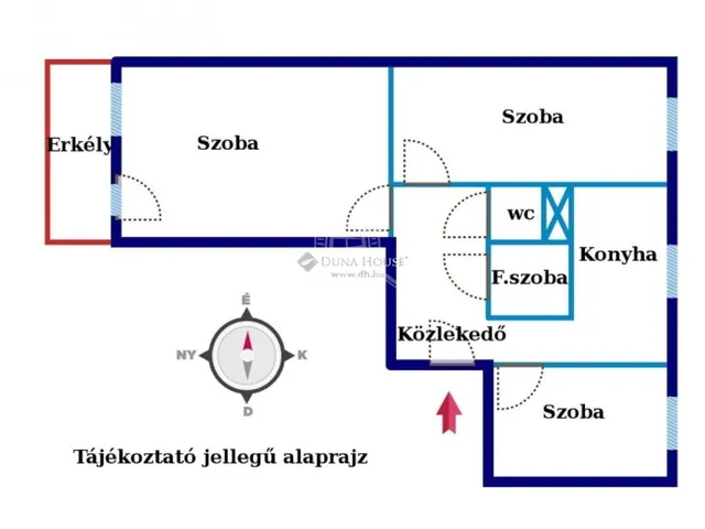 Eladó lakás Budapest XV. kerület, Újpalota 55 nm