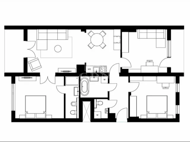 Eladó lakás Budapest XIII. kerület, Újlipótváros 93 nm