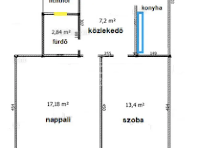 Kiadó lakás Budapest I. kerület 51 nm