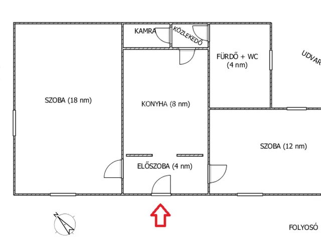 Eladó lakás Budapest V. kerület, Belváros 47 nm