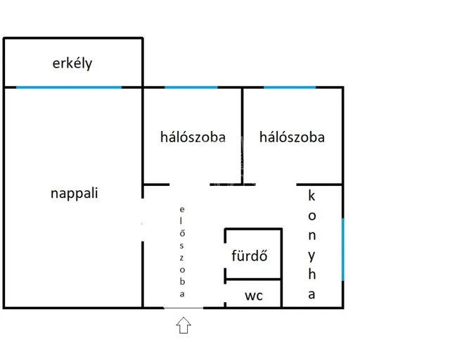 Eladó lakás Budapest III. kerület 49 nm