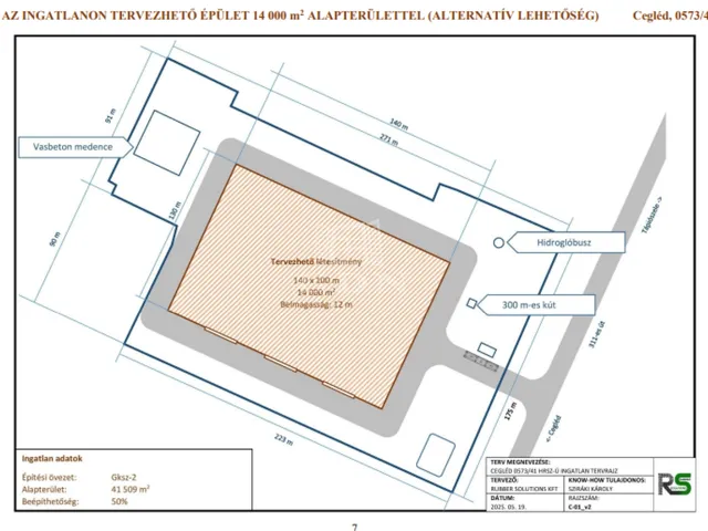 Eladó kereskedelmi és ipari ingatlan Cegléd 10577 nm