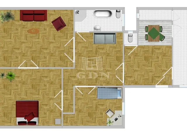 Eladó lakás Budapest VIII. kerület, Palotanegyed 113 nm