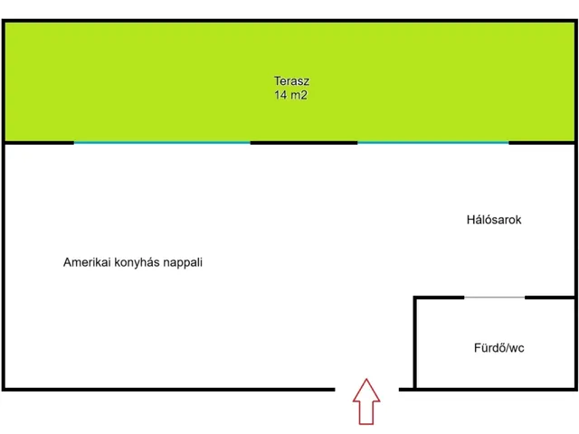 Eladó lakás Balatonfüred, Belváros 38 nm